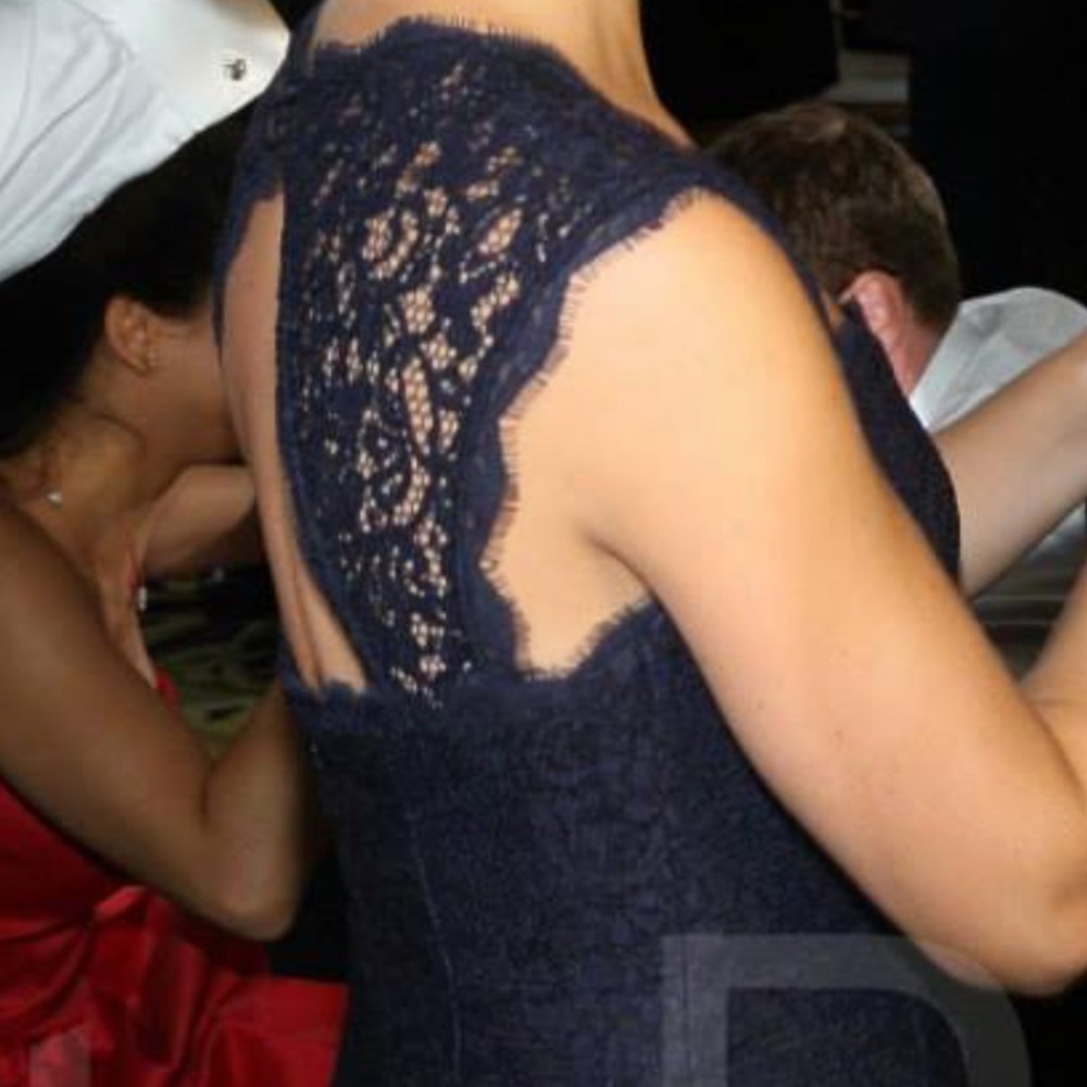 Adrianna Papell Lace Gown